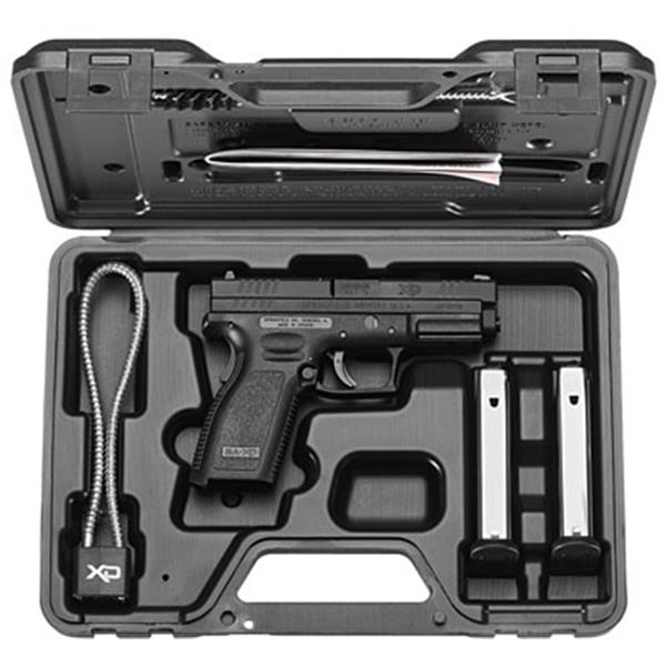 XD40 CA Compliant Springfield Armory XD Semi Automatic Handgun Essential Package .40 S&W 4" Barrel 10 Rounds Polymer Grips Black Finish 706397161026
