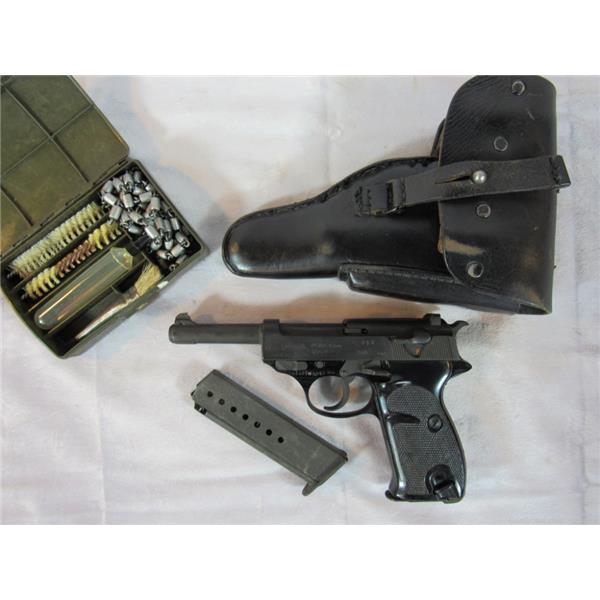 9mm Luger Walther Arms P-1 P1 9 MM 5" P38 Made Germany Century 3/76 Holster Cleaning 5 inch " barrel