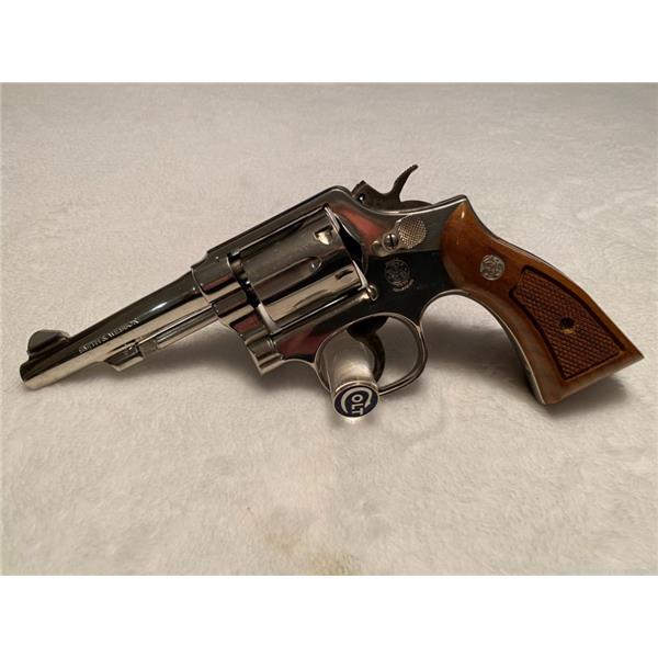 .38 Spl. Smith & Wesson / S&W and Model 10 Chrome 4" Special Revolver 4 inch " barrel