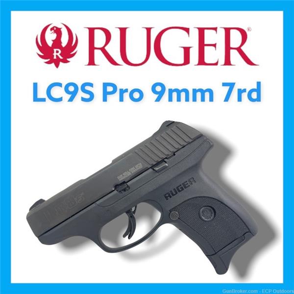 9mm Luger Ruger / Sturm, & Co. LC9s Pro 3.25" 7rd Slim Original Box 3 inch " barrel