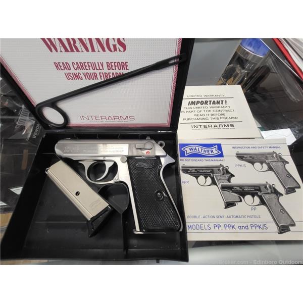 .380 ACP Walther Arms LNIB Interarms Imported PPK/S semi auto 380ACP 3 inch " barrel