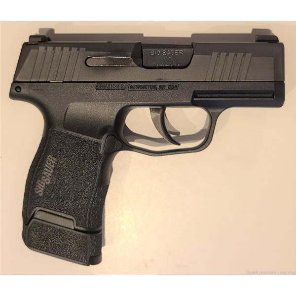 9mm Luger P365 Nitron Micro Compact Sig Sauer with night sights and 2X 10 round Magazines 3 inch " barrel