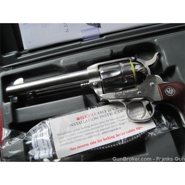 .45 Colt Vaquero Stainless Ruger / Sturm, & Co. NIB RUGER VAQUERO 45 COLT 5104 HG LC 5 1/2 Barrel knv455 inch " barrel