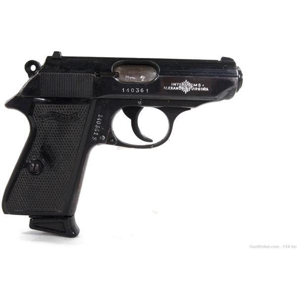 .380 ACP Walther Arms PPK/S, .380ACP, 9mm Kurz, Not Interarms Marked 4 inch " barrel