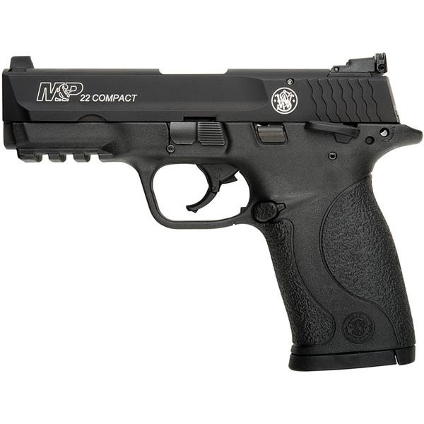 22 LR M&P COMPACT 22LR Smith & Wesson 108390 Compact Single 3.6" 10+1 Blk Poly Grip 022188083903