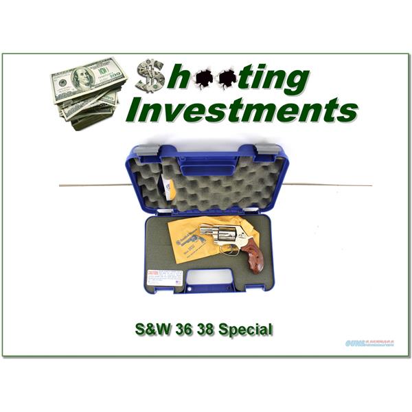 .38 Special Smith & Wesson Model 36-10 LS (Lady’s Smith) 38 NIC