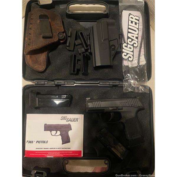 9mm Luger Sig Sauer P365 Tac Pac 3 inch " barrel