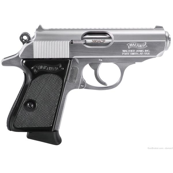.380 ACP Walther Arms WALTHER PPK/S NIB 380ACP 7RD 3.6" STAINLESS 380 3 inch " barrel 4796004