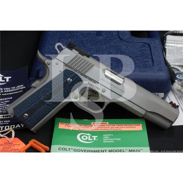 .38 Spl. 1911 Gold Cup Trophy Colt O5073GCL Stainless Super 5" Semi-Auto Pistol