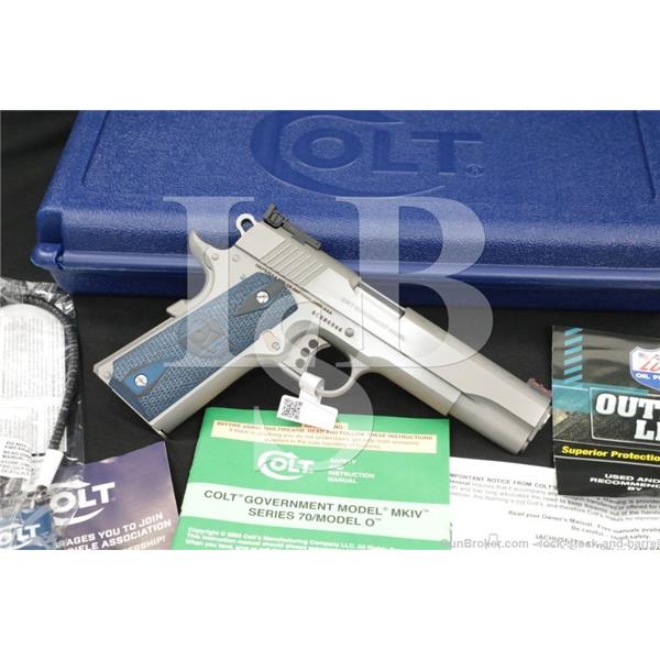 1911 Gold Cup Trophy Colt O5070GCL Stainless .45 ACP Semi-Automatic Pistol