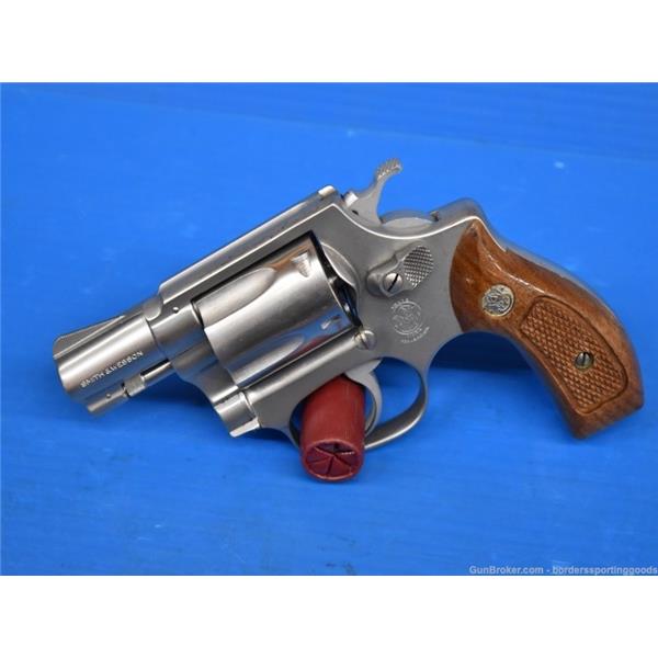 .38 S&W Smith & Wesson / SMITH WESSON MODEL 60 NO DASH SPECIAL 2" 5 SHOT Stainless/Wood 2 inch " barrel