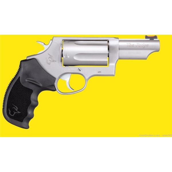 .45 LC/.410 4510 Judge Taurus 3” Bbl 45 LC or .410 2.5" Matte SS Fiber Optic Front#2-441039T 725327602125 3 inch " barrel