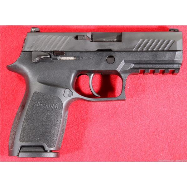9mm Luger P320C Compact Used Sig Sauer Saure 320C Low Round Count w/5 10 rd mags! NO RESERVE! 4 inch " barrel