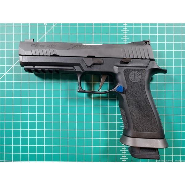 9mm Luger P320X5 Sig Sauer P320 X-Five, NOT LEGION, 9mm, 5" barrel, 4X21 rd, excellent cond 5 inch " barrel 320X5-9-BAS