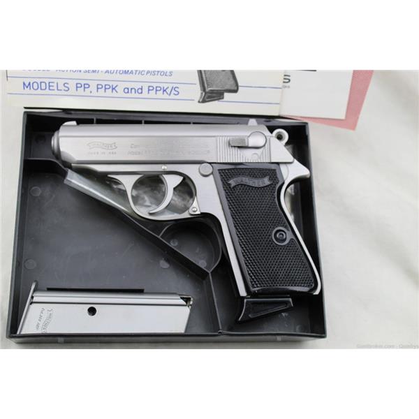 .380 ACP Walther Arms PPK/S Stainless Interarms 380 acp Pistol w/ Box and Papers