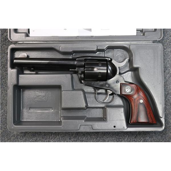 Ruger New Vaquero 45LC blued 5.5 inch barrel 45 LC Red wood grips RUG-8190-U