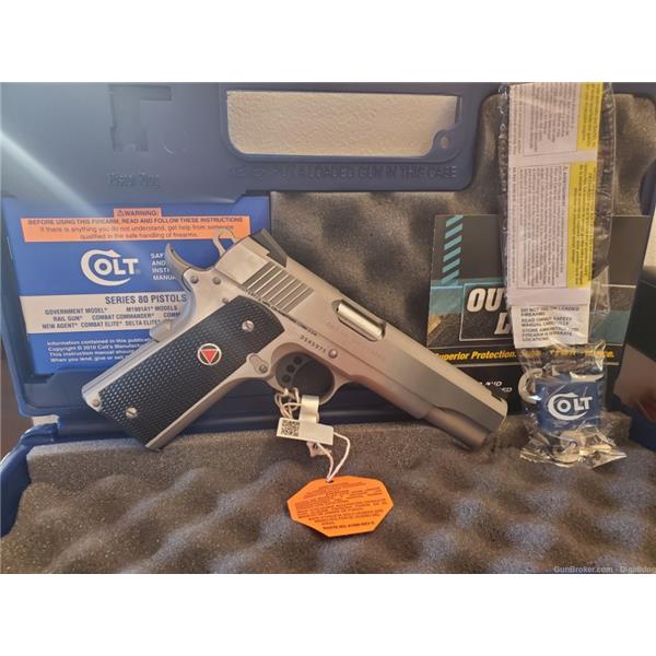1911 Delta Elite *NEW COLT DELTA ELITE 10MM S.A.O 8 +1 CAPACITY 5" BARREL * 098289111159 02020XE 5 inch " barrel