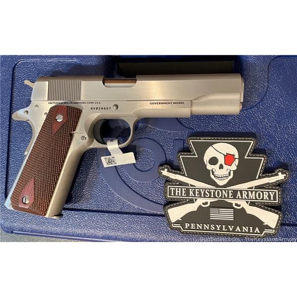 .38 Super 1911 Government COLT GOVERNMENT MODEL 38 SUPER STAINLESS SEMI AUTO PISTOL NEW IN BOX 098289112309 O1911C-SS38Z