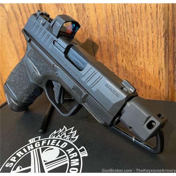 9mm Luger SPRINGFIELD ARMORY HELLCAT RDP 9MM SEMI AUTO PISTOL HEX WASP RED DOT NIB 706397943493 HC9389BTOSPWASPMS
