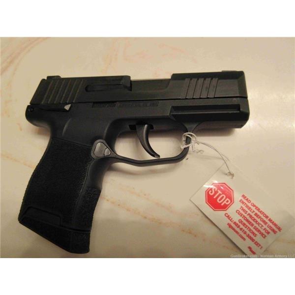 9mm Luger Sig Sauer P365 3.1" 10+1 2-10rd mags XRAY3 night sights thumb safety 798681599479 3 inch " barrel 365-9-BXR3-MS