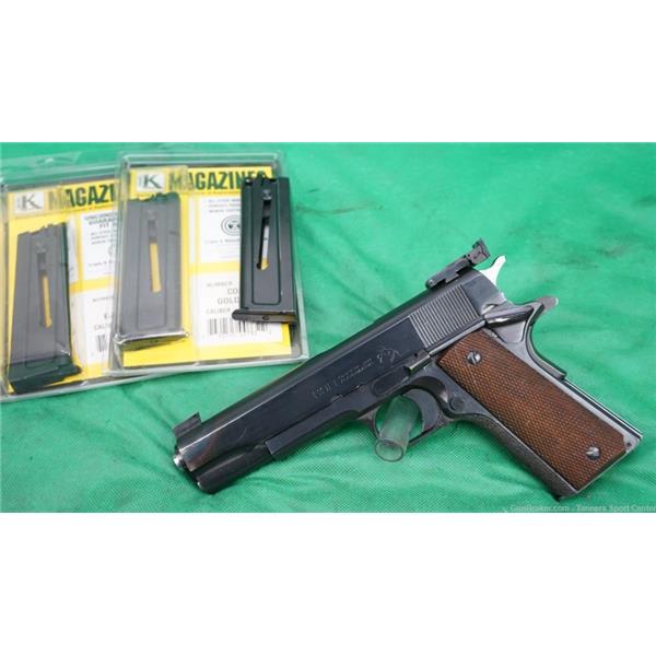 .38 Mid-Range 1911 Government 1956 Colt Commercial 38 Wadcutter w/ Bomar Sites C&R OK