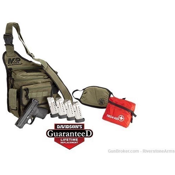 9mm Luger M&P Shield 1.0 Bugout Bag Bund Smith & Wesson / S&W M&P9 Bundle 022188885613 13383
