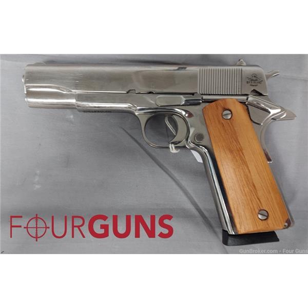 Armscor/Rock Island Armory RIA Rock GI Standard 1911 Full Size Nickel Pistol .45 ACP 5" 51433 5 inch " barrel