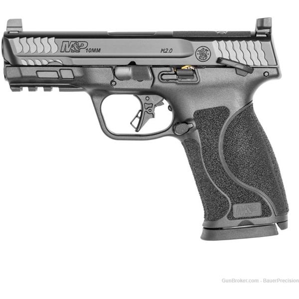 Smith & Wesson / S&W M&P 2.0 10MM 4" Barrel Black Thumb Safety 15 Rds 13390 022188885644
