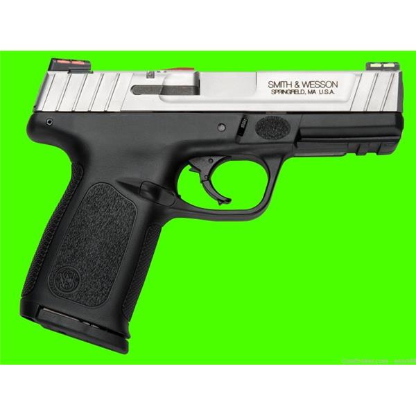 9mm Luger SD9 VE Smith & Wesson / S&W SD9VE CALIF LEGAL! Two 10 Rd Mags Fiber Optic #11907 Buy Now Avail! 022188871975 4 inch " barrel