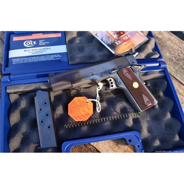 .45 ACP 1911 Gold Cup National Match Colt series 80 5 inch " barrel