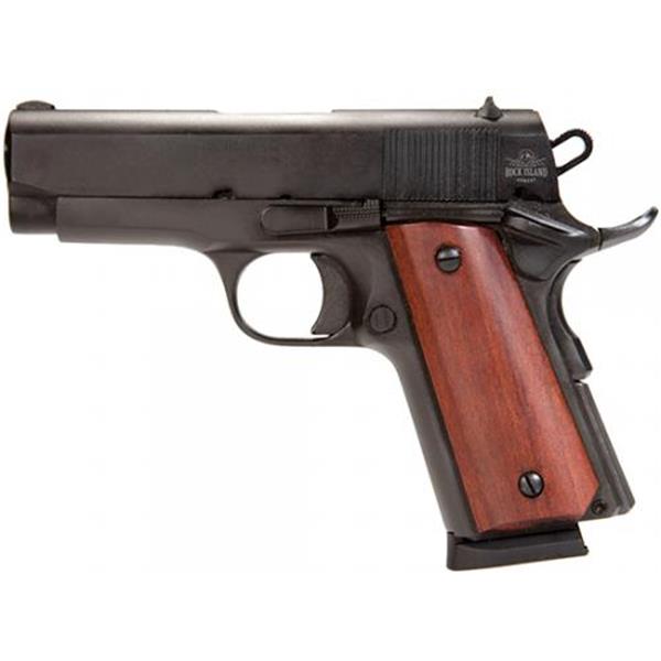 Rock Island Armory Semi-automatic 1911 Compact 45 ACP 3.5" Alloy Parkerized Plastic 7Rd 4806015514169