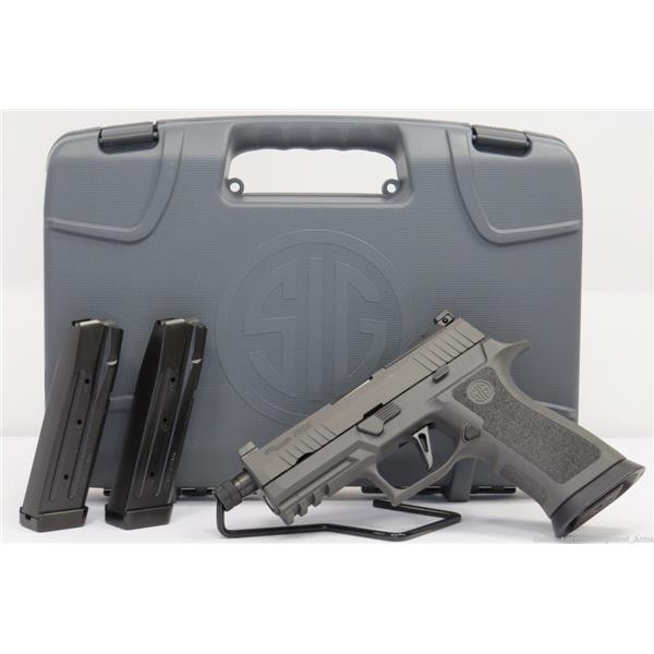 9mm Luger P320 X-Carry Sig Sauer X Carry Legion Threaded 1/2x28 4.6" TXG Grip New In Box 132-15-13 4 inch " barrel