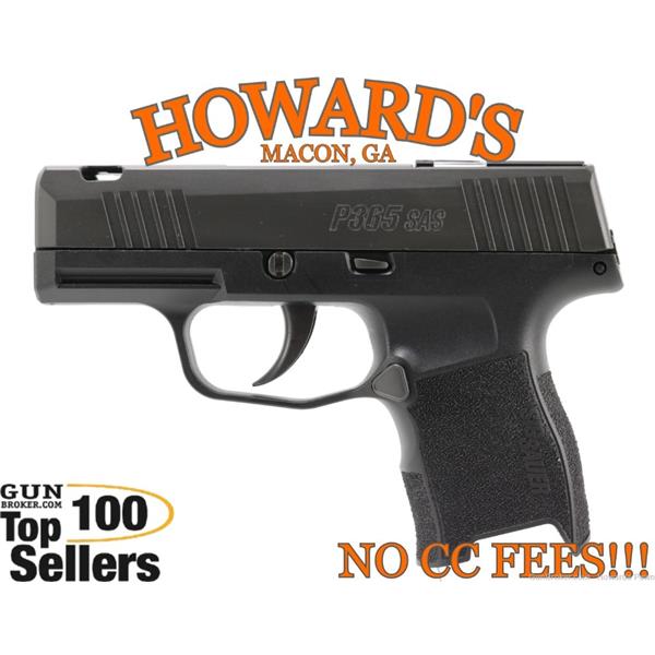 9mm Luger Sig Sauer P365 SAS 3” 10+1 Box 2 Mags