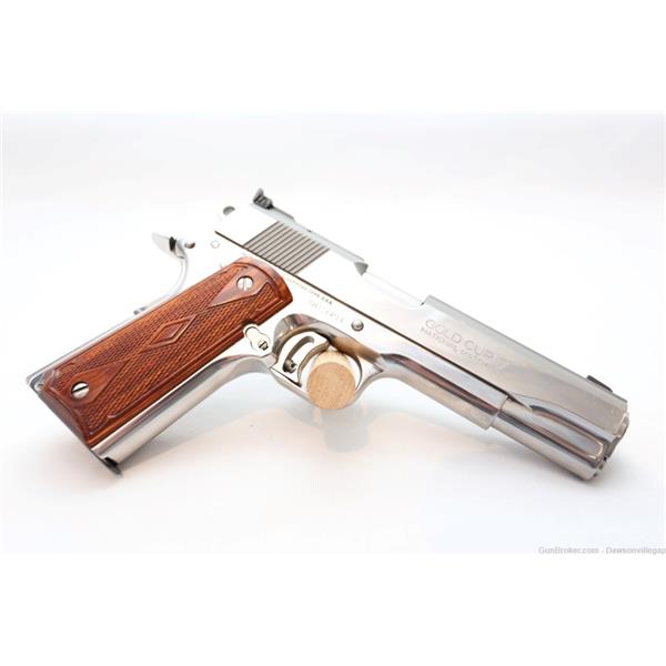 1911 Gold Cup National Match Colt .45 ACP - Bright Stainless