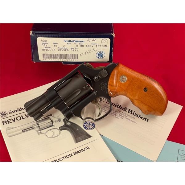 .38 Spl. Smith & Wesson / S&W RARE 36-2 Matte Blue *LEW HORTON COMBATS* Bobbed Hammer! 2 inch " barrel