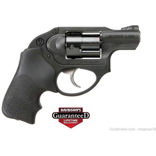 9mm Luger Ruger / Sturm, & Co. RUGER LCR 9MM REVOLVER 5RD 1.87" BLACK PVD 5456 NEW IN BOX