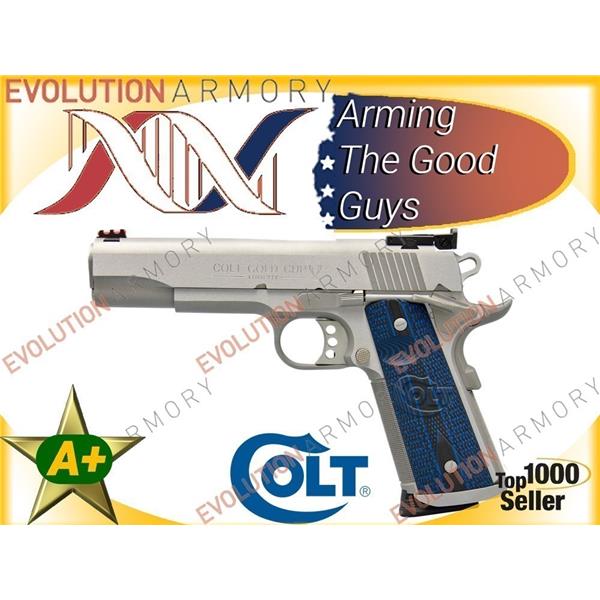 .45 ACP Colt Mfg O5070XE 1911 Gold Cup Trophy 45 5" 8+1 Stainless Steel 098289111210 5 inch " barrel
