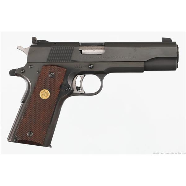.38 Mid-Range 1911 Gold Cup National Match COLT NATIONAL MATCH 38SPL MID RANGE 1961 BOX AND PAPERS 5 inch " barrel