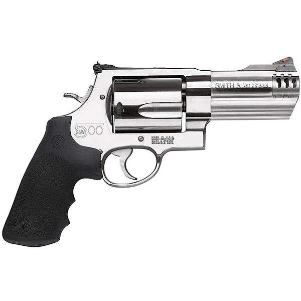 S&W500 Smith & Wesson / S&W 163504 500 5 Round 4" Stainless Steel Black Polymer 022188635041