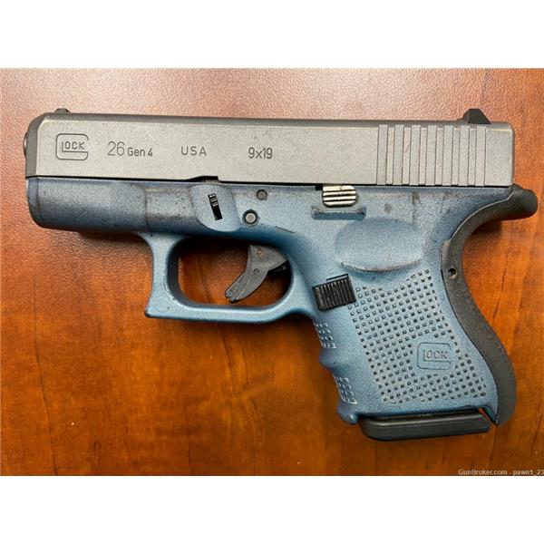 9mm Luger Glock 26 semi auto G-25155-1