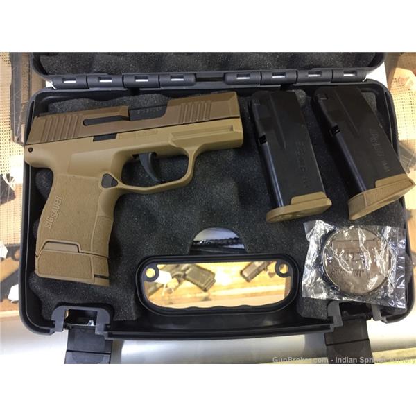 9mm Luger Sig Sauer P365 NRA Edition FDE 9MM w/ 3 Mags Dark Earth 365 798681607891 365-9-COYXR3-NRA19