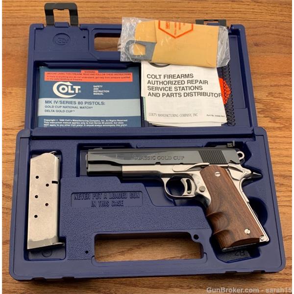 Other Model LEW HORTON COLT GOLD CUP 1911 .45 ACP 5" BBL TWO-TONE ONLY 300 MADE W/ BOX