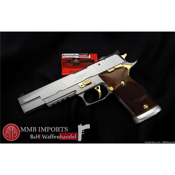Last Shot: German Sig Sauer P220 X-Six II Stainless & Gold 9mm Luger 220X6C9