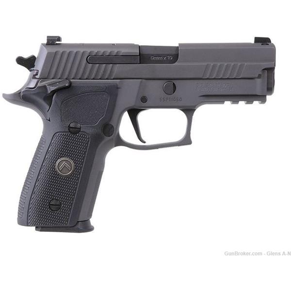 9mm Luger NEW Sig Sauer P229 Legion Gray SAO X-Ray3 G10 Grip Steel Mags 798681591541 229R-9-LEGION-SAO 4 inch " barrel