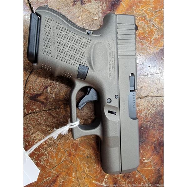 9mm Luger G26 GEN4 Glock Gen 4, 9mm, 3.5" Barrel, Fixed Sights, Gun Metal Bronze/Tungsten, 792759418174 3 inch " barrel