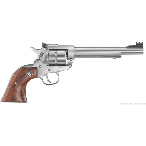 .22 LR New Model Single-Six Convertible Ruger / Sturm, & Co. 22 LR/22 WMR 6rd 6.50" Stainless Steel 736676006267