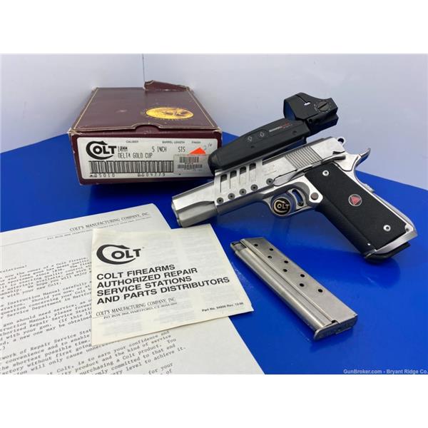 Other Model 1990 Colt Delta Gold Cup 10mm Stainless 5" *SUPER RARE LIMITED MANUFACTURE* ET