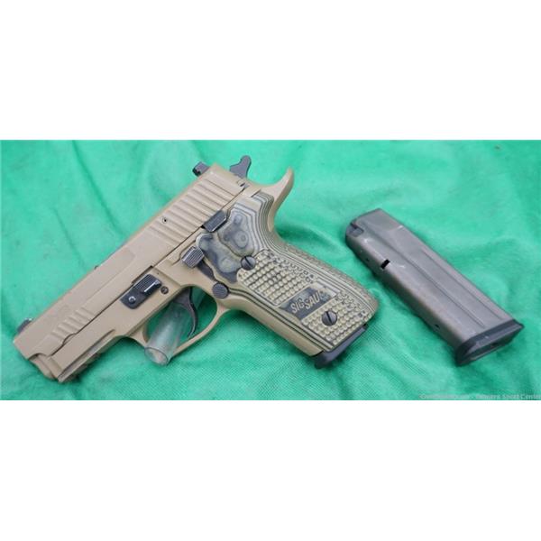 9mm Luger Sig Sauer P229 Scorpion 9 FDE w/ Sig-Lite Night Sites 229R-9-SCPN