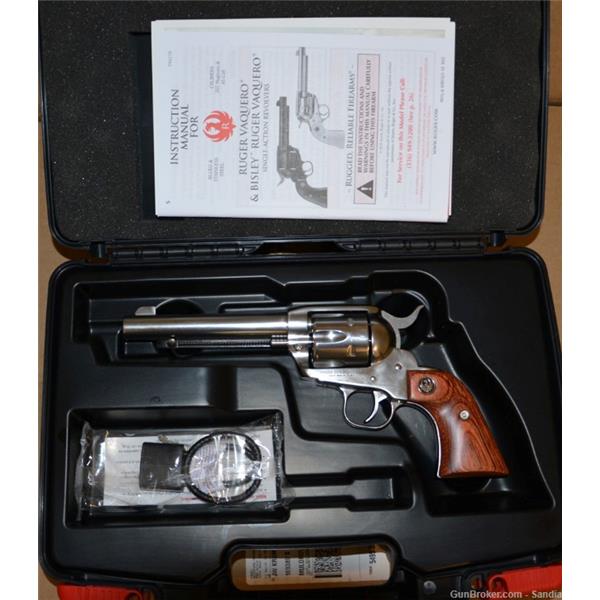 .357 Mag. Vaquero Stainless Ruger / Sturm, & Co. New 357 mag 5.5 inch stainless