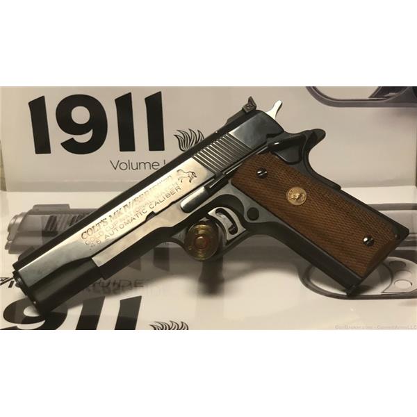 .45 ACP 1911 Gold Cup National Match Colt MKIV Series 70 1977 AS NEW! 5 inch " barrel